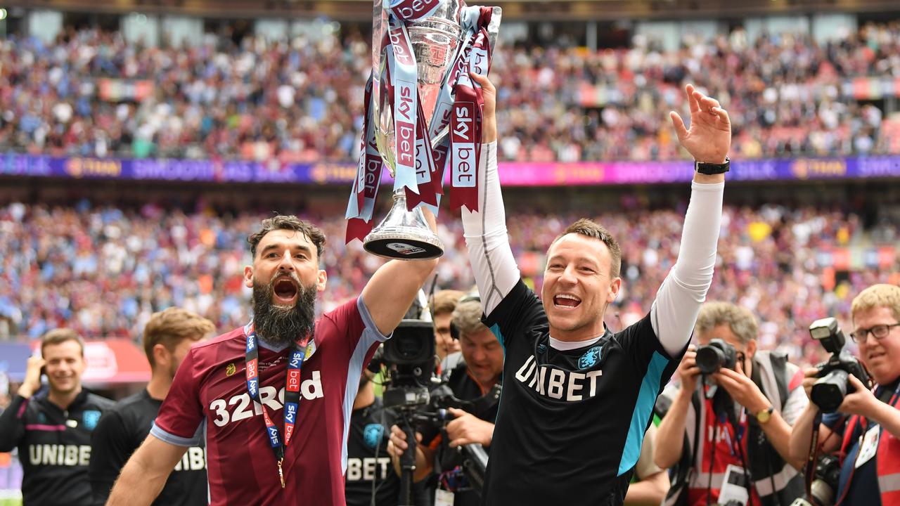 Aston Villa back in Premier after beating Derby County in Championship playoff Courier Mail