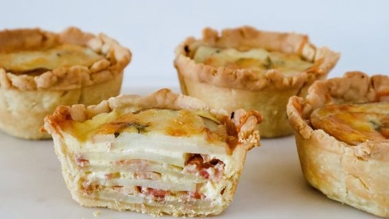 Irish potato pies made in muffin trays.