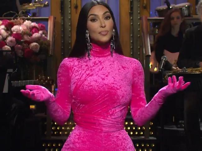 Kim Kardashian famously hosted Saturday Night Live in October. Picture: SNL