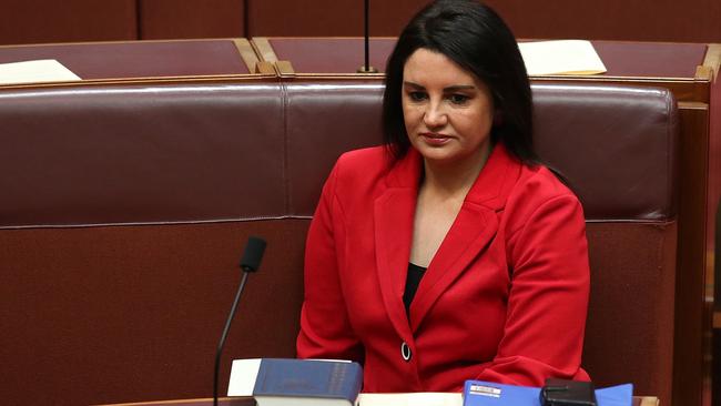 Tasmanian Senator Jacqui Lambie supports an ice safe room. Picture: Kym Smith