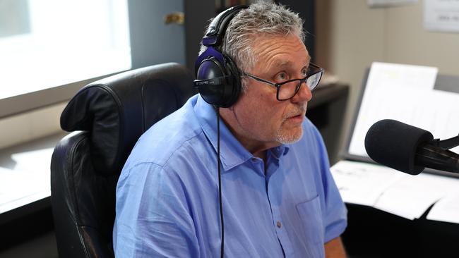 Ray Hadley has spoken about his ‘soured’ relationship with Alan Jones. Picture: Rohan Kelly.