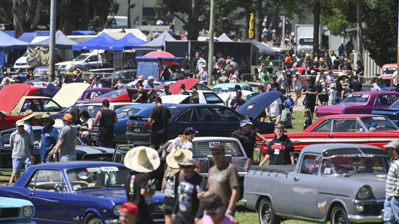 Crowds at the Summernats car festival. Picture: NCA NewsWire / Martin Ollman