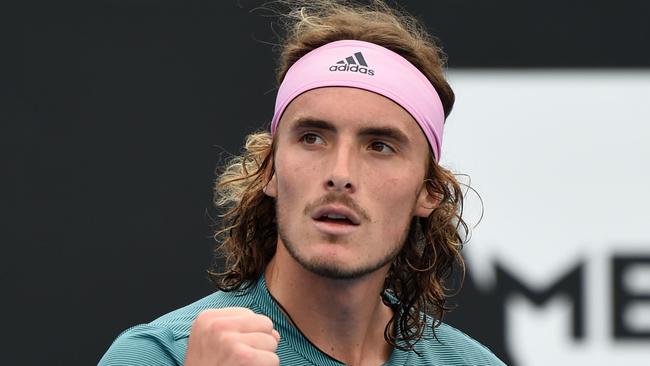 Stefanos Tsitsipas has got quite a following in Melbourne.