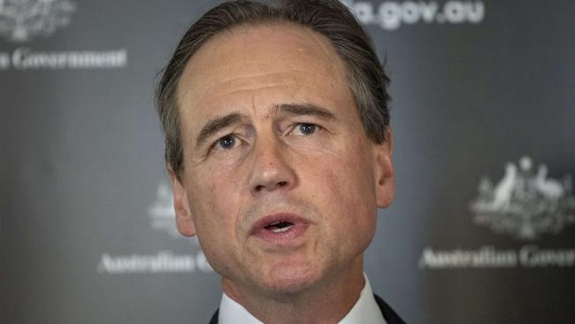 Minister for Health Greg Hunt says the decision is a matter for the Andrews government. Picture: Wayne Taylor