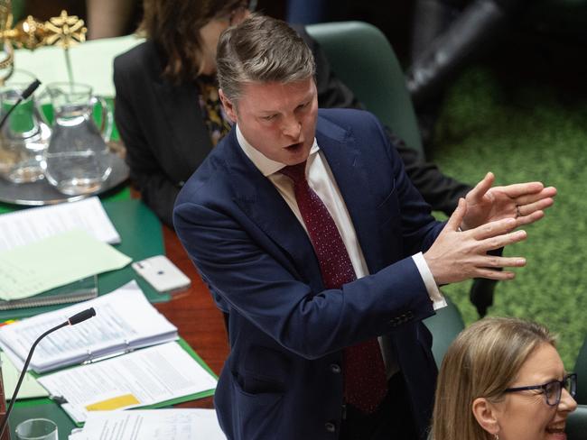 Victorian Education Minister Ben Carroll knew about the blunder a month ago. Picture: Nicki Connolly