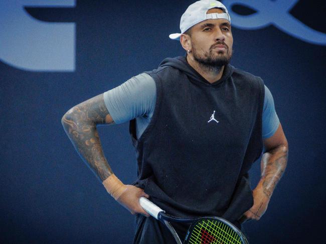 Nick Kyrgios is on his way back to tennis. Picture: AFP