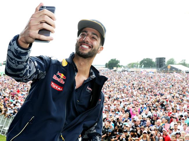 Daniel Ricciardo is a very popular man.