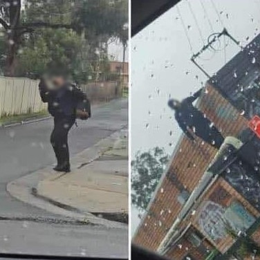 Officers attached to the case were investigating social media footage that showed a man dressed in black who had been on the roof of shops