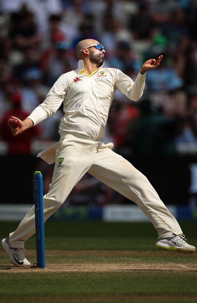 Nathan Lyon’s Ashes series ended prematurely due to a calf injury and he is in the twilight of his career, despite ongoing excellent form. Picture: Ryan Pierse/Getty Images