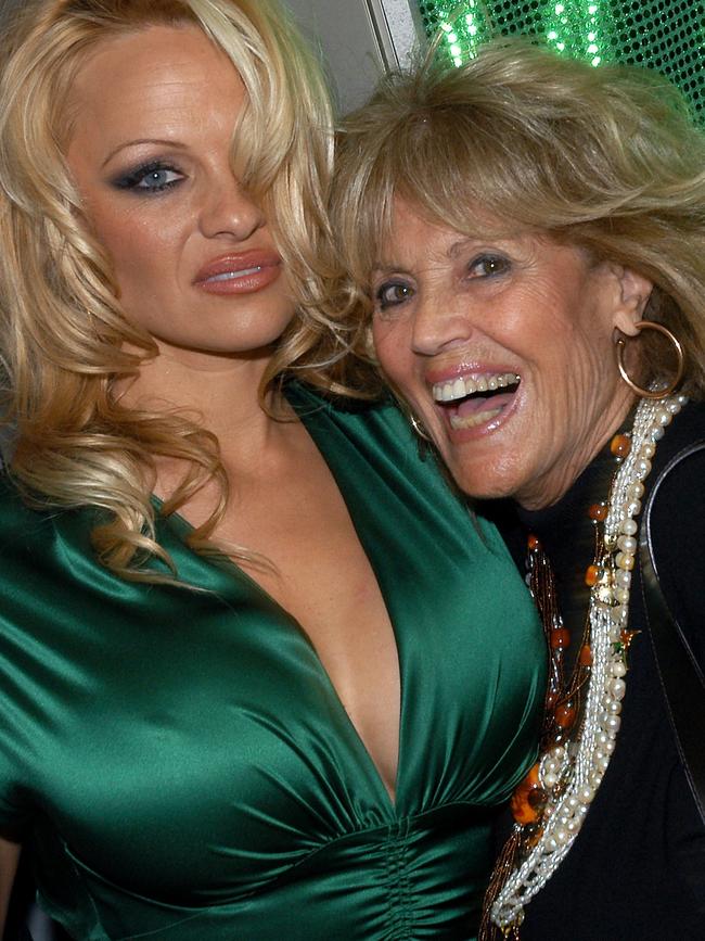 Pamela Anderson with Lillian Frank.