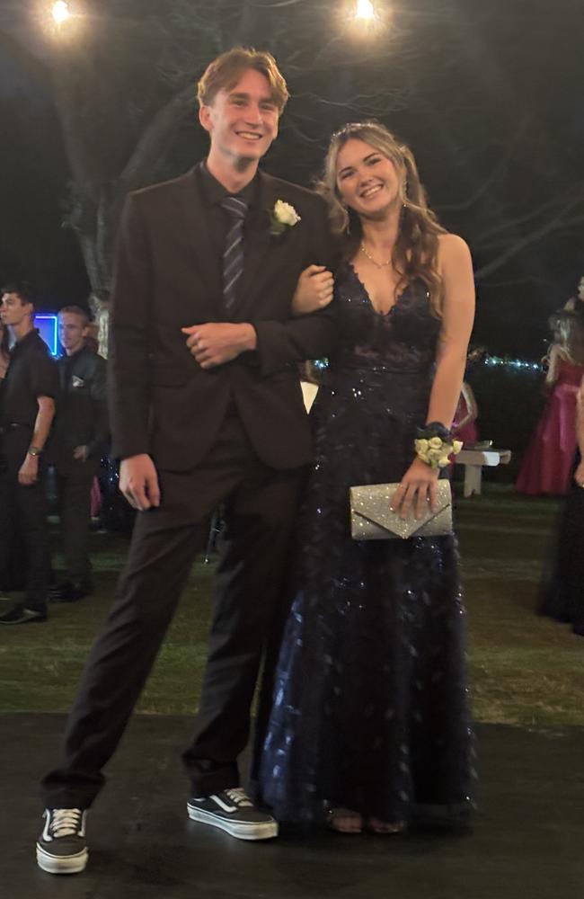The students of Hervey Bay State High School enjoy their formal.