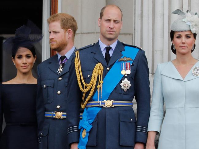 Prince Harry, Duke of Sussex, and Prince William, Duke of Cambridge have not spoken in some time. Picture: AFP