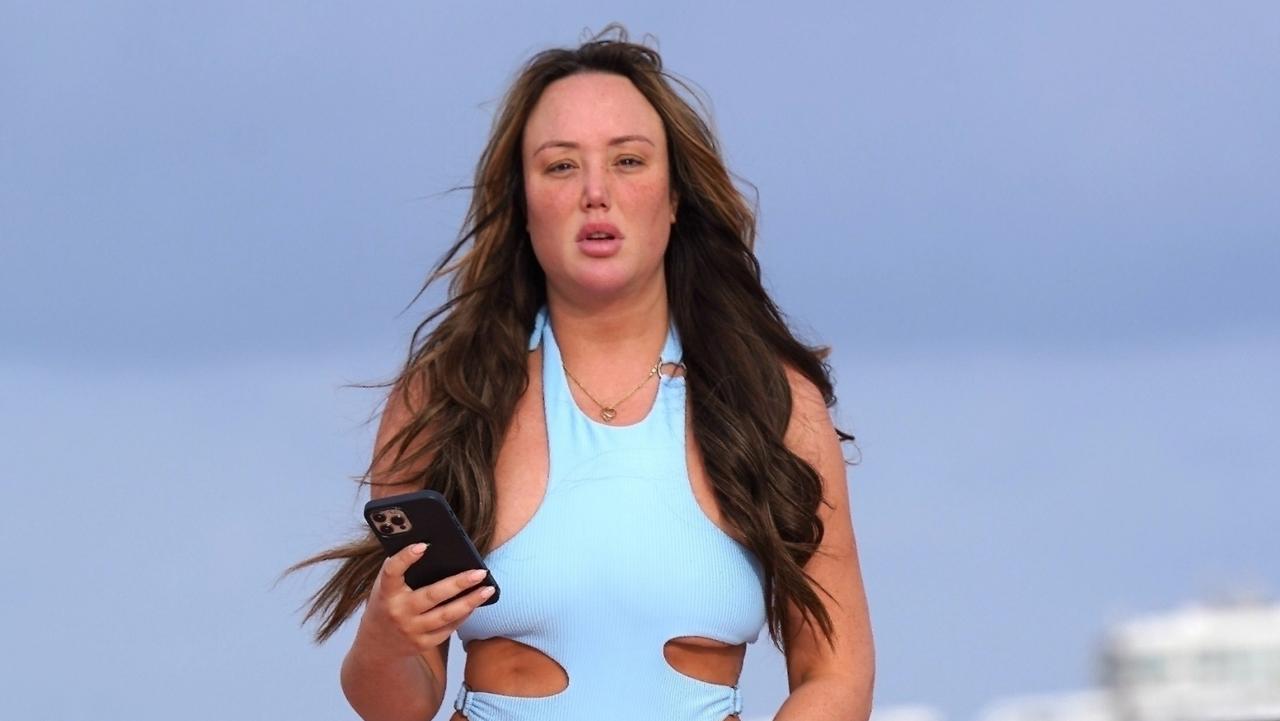 Geordie Shore's Charlotte Crosby flaunts her stunning figure while on holiday in Ibiza. Picture: Terry Blackburn / Backgrid