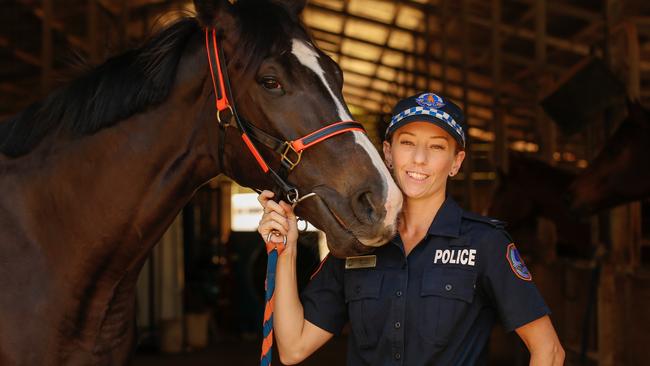 Melanie Tyndall and "Saltito". Picture: GLENN CAMPBELL