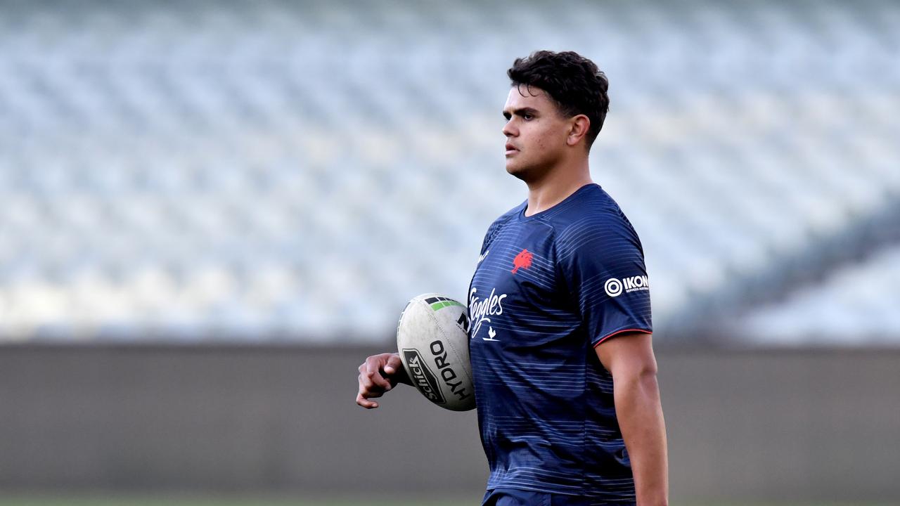 Latrell Mitchell’s future in the NRL is uncertain.