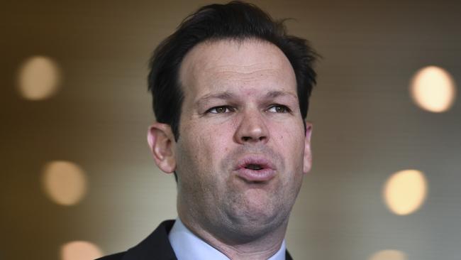 Resource Minister Matt Canavan at Parliament House in Canberra. Picture: AAP.