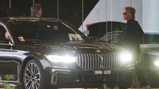 Paul McCartney arrives in Melbourne ahead of his show. Picture: Tony Gough