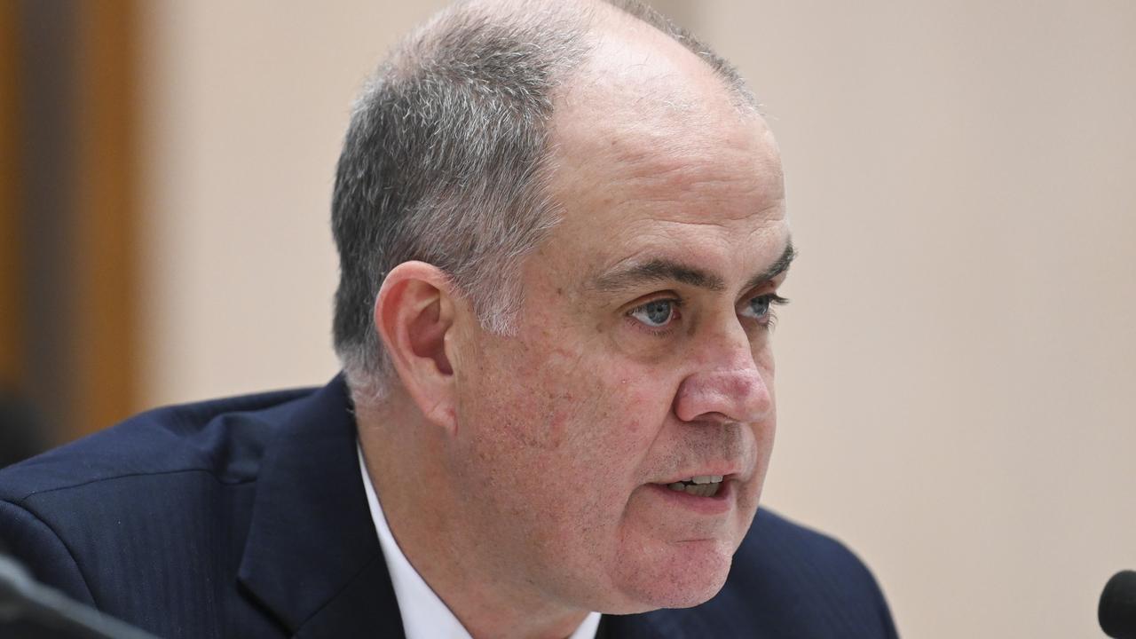 The ABC’s outgoing managing director David Anderson has issued a formal apology to staff. Picture: NewsWire/ Martin Ollman