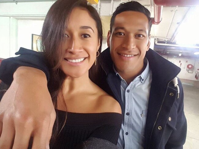 Maria and Israel Folau are both elite sport players.