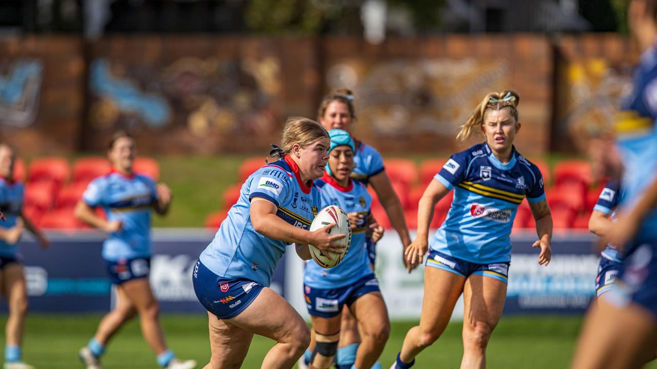 Katelyn Collie (pictured in action for the Western Clydesdales BMD Premiership side) is a defensive rock for Highfields. Picture: Benny Hassum Photography