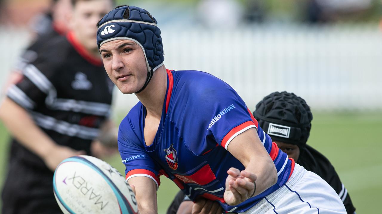 Manly’s Carlito Vesely playing at Eric Tweedale.