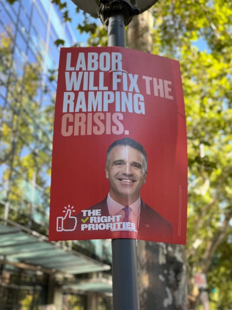 Labor promised before the election to “fix the ramping crisis”.