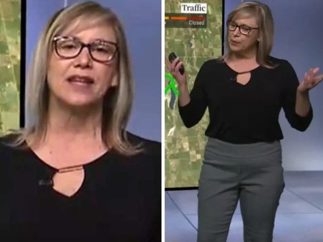 Body-shamed news anchor praised for perfect on-air clapback. Picture: Supplied