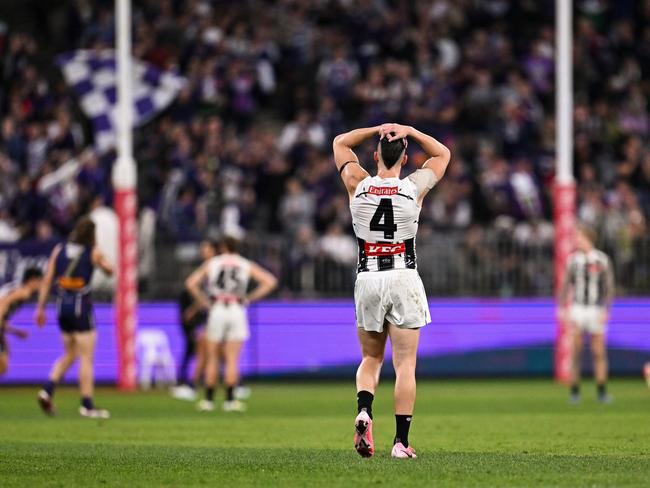 It was yet another draw at the final siren in Perth. Photo by Daniel Carson/AFL Photos via Getty Images.