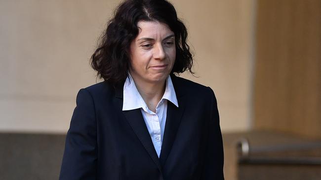 Sue Chrysanthou SC outside the Supreme Court in Sydney. Picture: NCA NewsWire/Joel Carrett