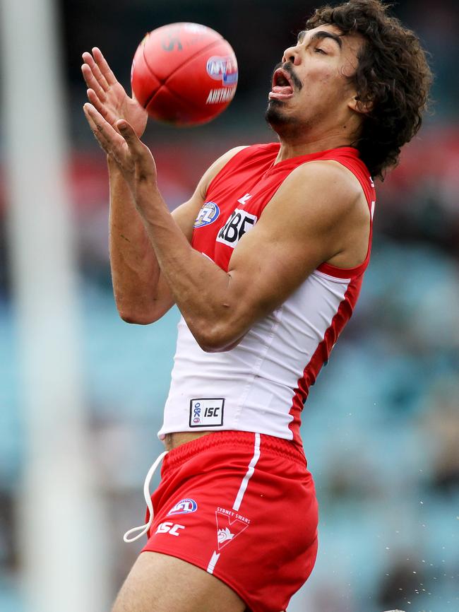 Tony Armstrong in action for the Swans.