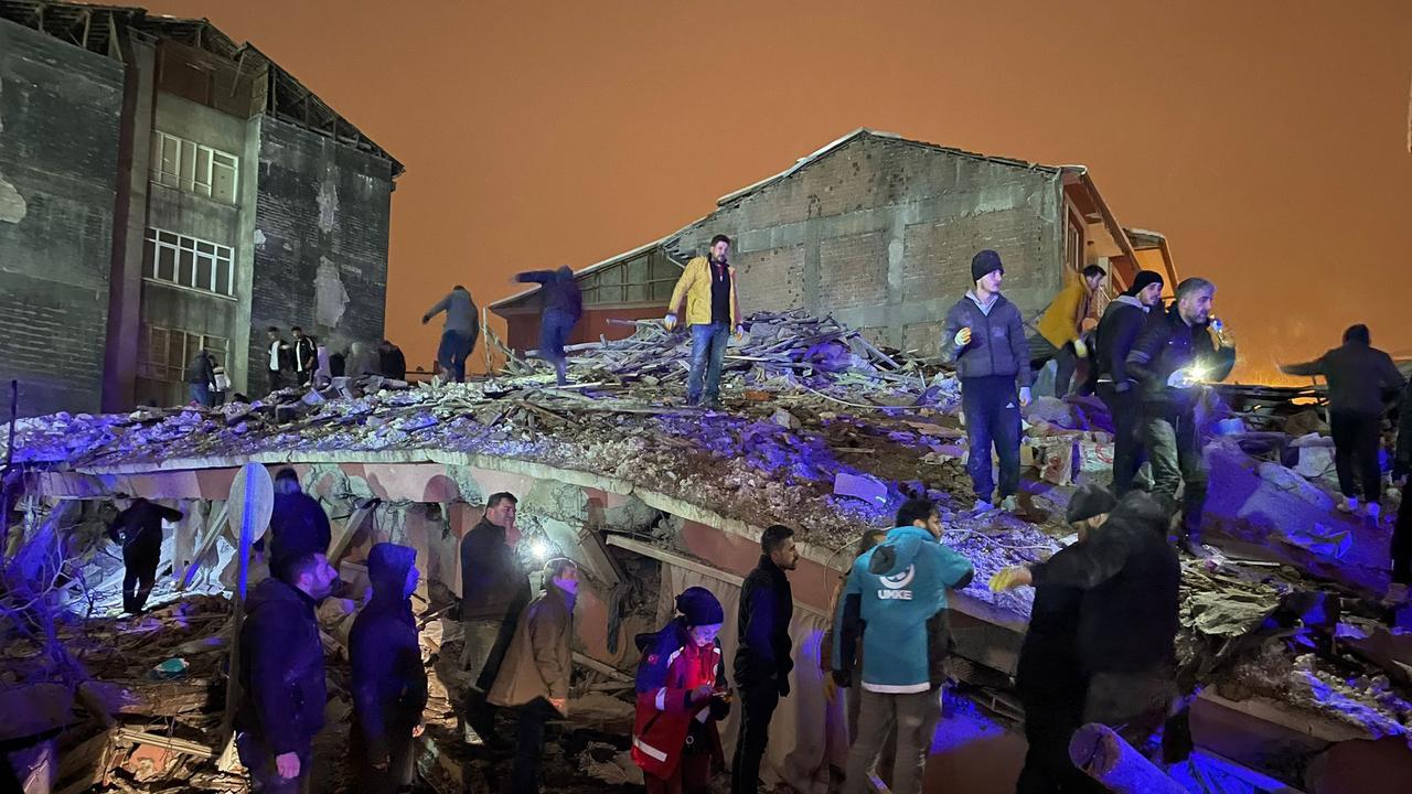 Destroyed buildings in Malatya, Turkey. Picture: Volkan Kasik/Anadolu Agency via Getty Images