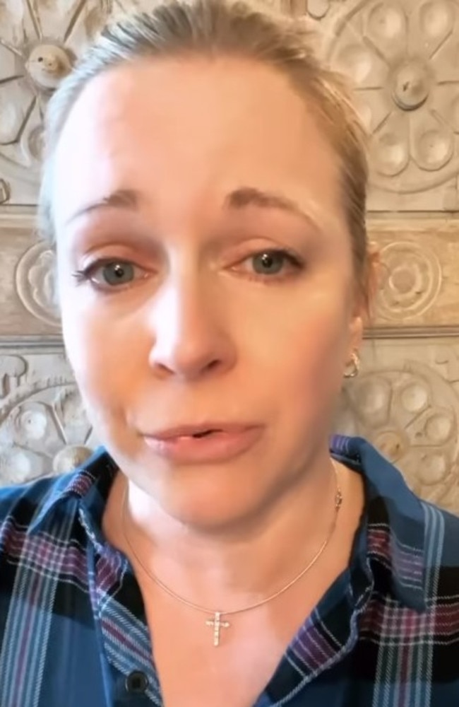 Melissa Joan Hart got emotional after being in the midst of the Nashville school shooting. Picture: Instagram/Melissa Joan Hart