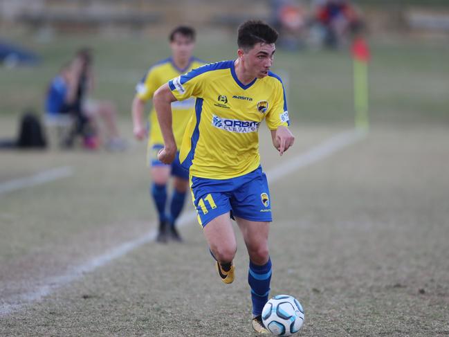 Gold Coast United NPL football (soccer) player Zander Guy. Picture: Craig Clifford