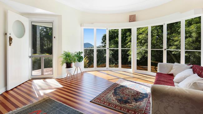 The art deco house has rosewood and teak floorboards milled on site. Picture: Key Real Estate Images