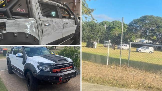 Mt Louisa resident Tima Roberts said her family’s brand new $55,000 car was stolen and flipped on Mundingburra Soccer Field on Sunday. Picture: Supplied