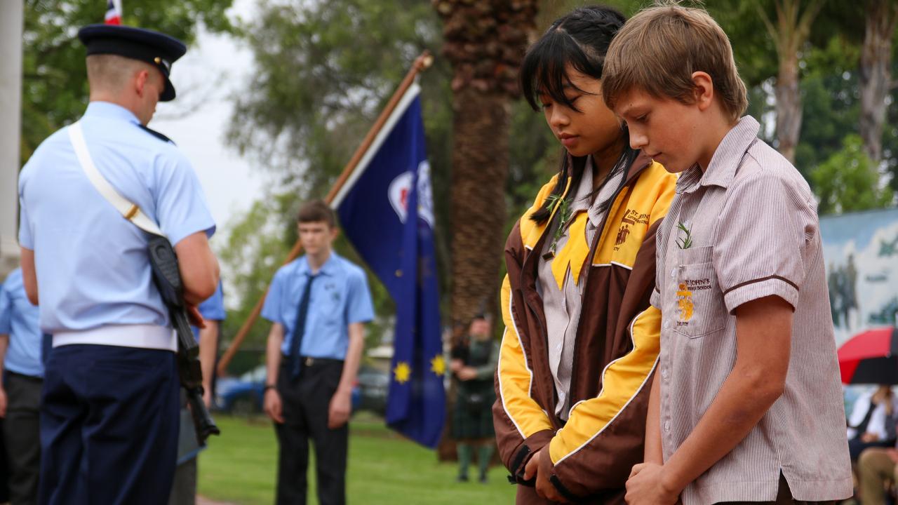 2021 Remembrance Day service in Kingaroy. Picture: Holly Cormack