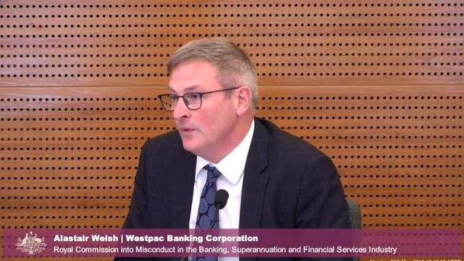 Alastair Welsh from Westpac.