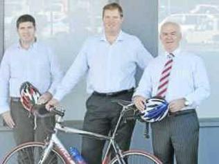 Karl Brosnan, Mark McLean and Les Hancock will make an 1100km cycling journey to raise money for the Royal Flying Doctor Service.