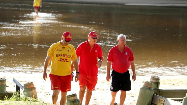 Rescue workers resumed the search at first light today. Picture: Nathan Edwards