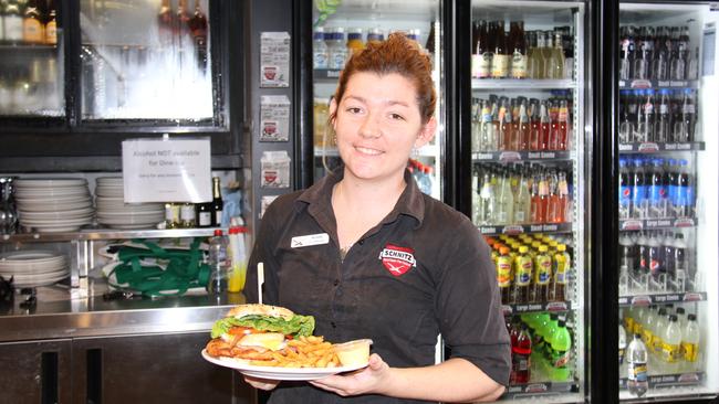 Schnitz Gladstone manager Kristal Laugesen has adapted the restaurant's practices to include deliveries during COVID-19 under the guidance of owner Christopher Allen.