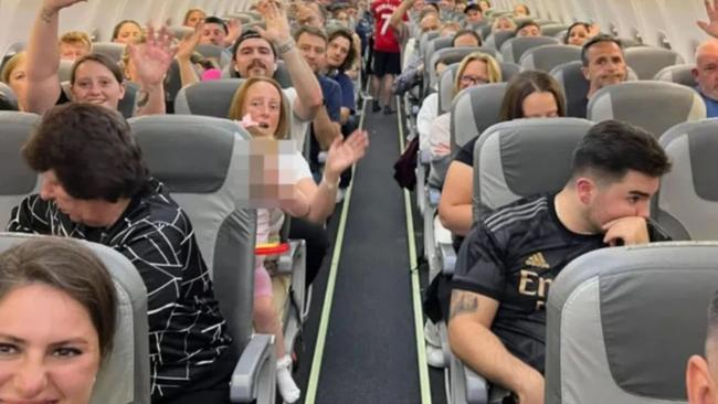 The plane was apparently supportive - but then the captain happened. Image: Instagram