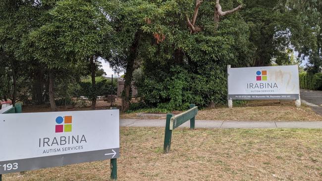 The former home of Irabina Autism Services, on a massive rectangular site on Bayswater Rd in Bayswater North, is up for sale. Picture: Kiel Egging.