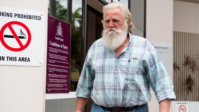 Darwin contractor Craig Williams outside the Darwin Local Court where he stands charged with industrial manslaughter. Picture: Pema Tamang Pakhrin