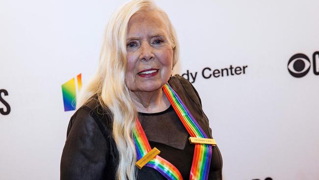 US singer Joni Mitchell came out in solidarity with Neil Young’s stance. Picture: Samuel Corum/AFP