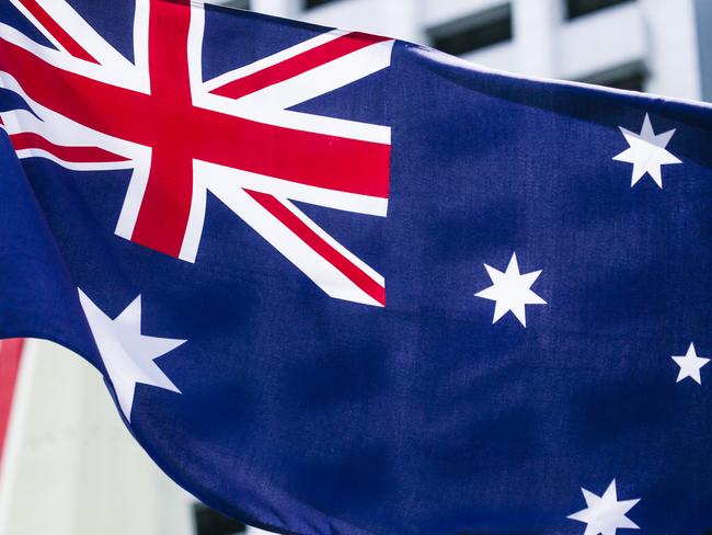 BRISBANE, AUSTRALIA - NewsWire Photos - JANUARY 10, 2025: A generic photo of the Australian Flag in Brisbane.Picture: NewsWire / Glenn Campbell