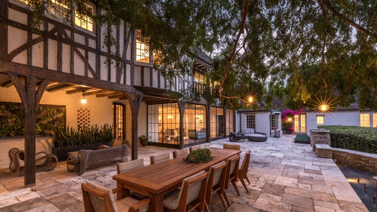 A home once owned by Jennifer Aniston and Brad Pitt is up for sale. Picture: Tyler Hogan