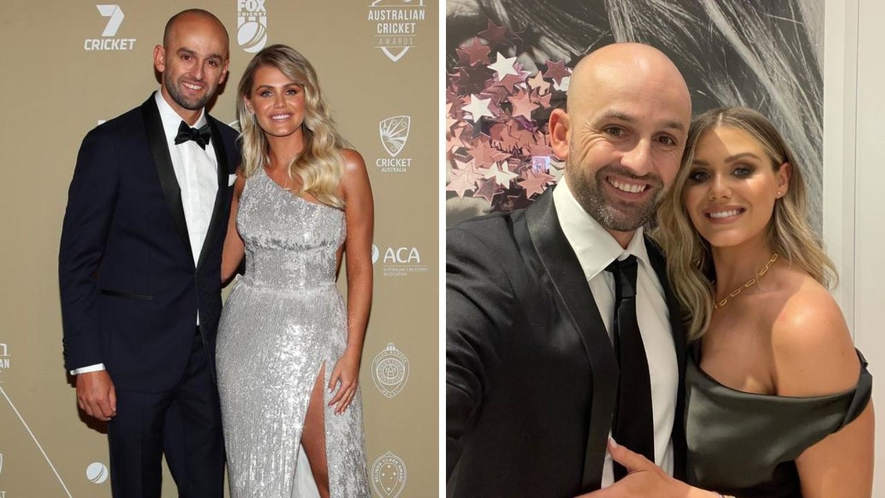 Nathan Lyon and Emma McCarthy have tied the knot.