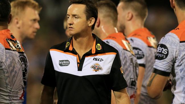 Sacked Wests Tigers coach Jason Taylor.