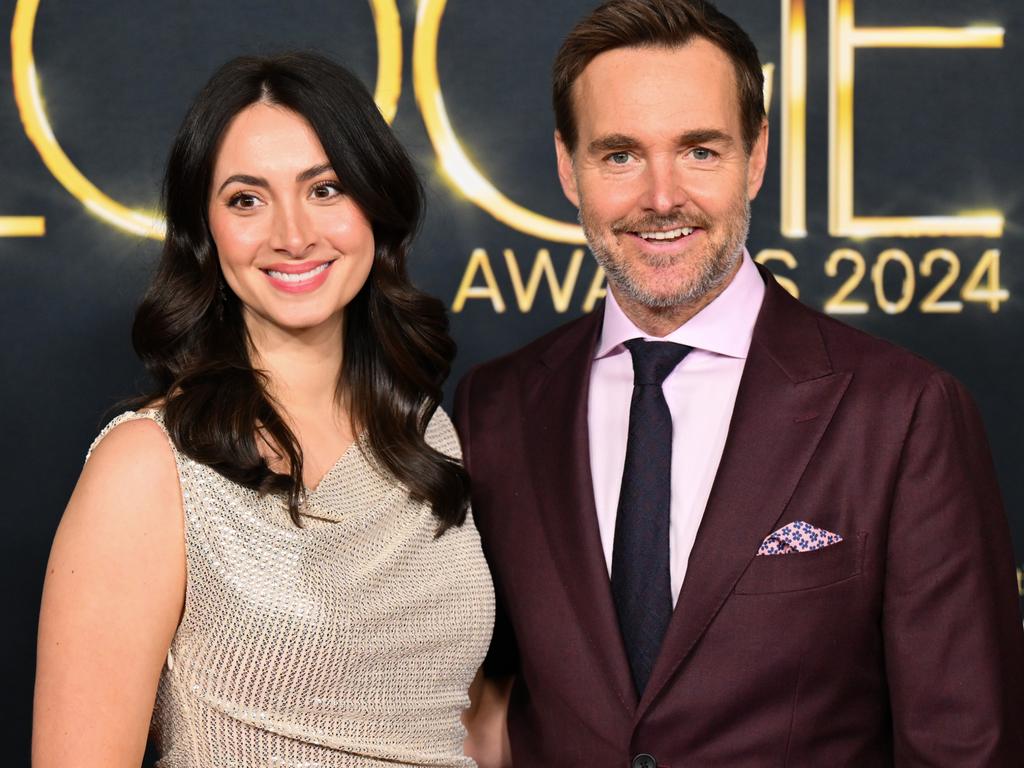 Will Forte with his wife Olivia Modling at the Logies. Picture: James Gourley/Getty Images for TV WEEK Logie Awards