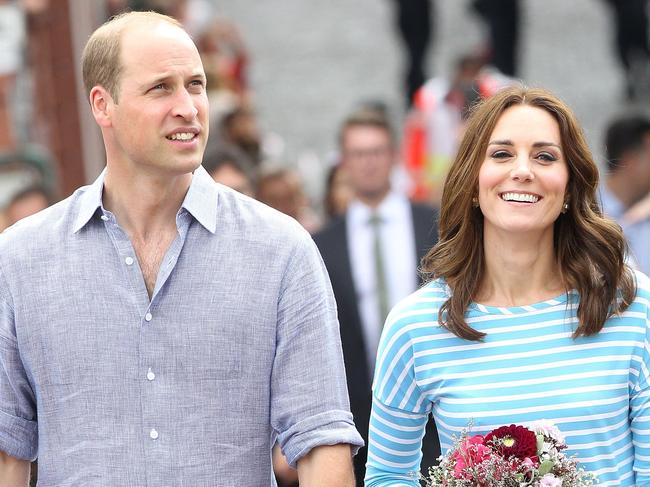 William and Kate will arrive later in the year. Picture: AFP PHOTO / Daniel ROLAND